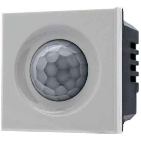 Sensore Movimento Pir Infrarossi 2m Timer Bianco Compatibile Bticino Axolute