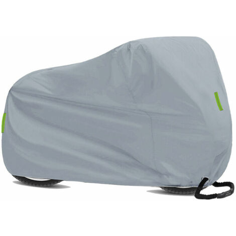 GABRIELLE Housse de velo, housse de velo, housse de pluie pour velo etanche anti-poussiere, protection UV resistante pour VTT, velo de route avec bande reflechissante, sac de rangement a trous 200 x 1
