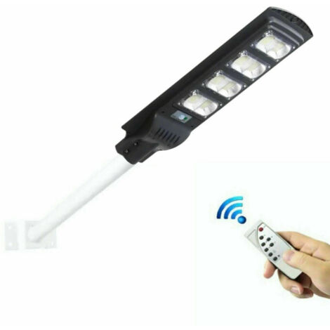 Lampadaire 120led 120w énergie Solaire Panneau Photovoltaïque Extérieur Ip65