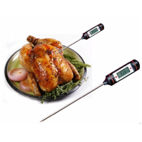 Digital Kitchen Term With Istantanea Display Lcd Lunga (1/2)