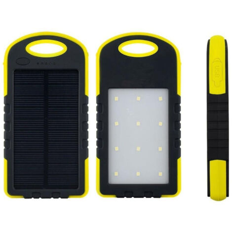 Chargeur Externe 8800 Mah Lumiere Solaire Led Chargeur De Téléphone Smartphone (1/5)
