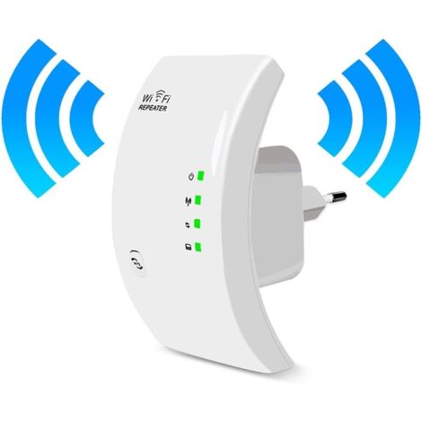 Répéteur WiFi sans Fil 300Mbps WiFi Extender Amplificateur de Signal WiFi Longue Portée Booster WiFi avec Point D'accès au Port Ethernet Répéteur WLAN Configuration Simple (1/4)