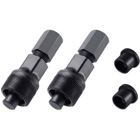 Lot de 2 Extracteur de Manivelle Vélo - Outil de Démontage de Manivelle de Pédalier - Compact et Facile à Utiliser,Outil de dépose de pédalier de vélo