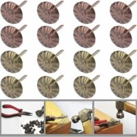 100 Pièces Clous de Tapissier Clous D'ameublement Pour Meubles D'ameublement Vintage Punaises Bronze Antique Tapisserie D'ameublement Clou, Pour Bois Meubles RembourréS Décor