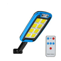 Lampione Faro Stradale Ad Energia Solare Telecomando Faretto 240 Led Cob 8019b