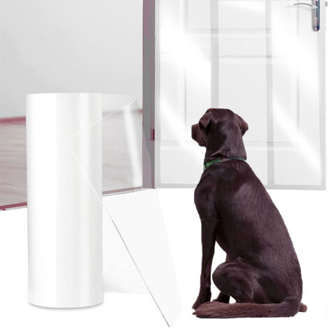 Transparent Ruban adhésif Anti Griffe Sticker Chat Canapé,Protection Porte Anti Chien Griffe,pour Meubles,Porte,Mur,Tapis, comptoirs（40cmx3m）