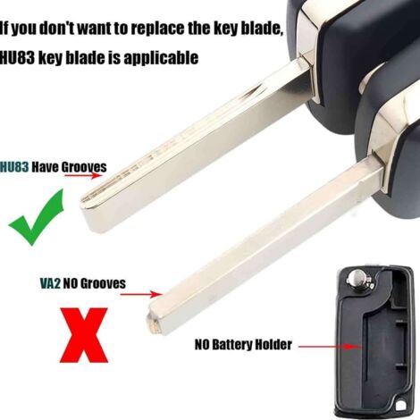 Bouton De Remplacement Pour Clé Citroën Xsara - Caoutchouc - Neuf - Pièce D'origine