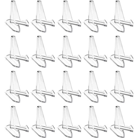 Porte-cartes de Visite Transparent,3 Pack Plastique Présentoir à Carte