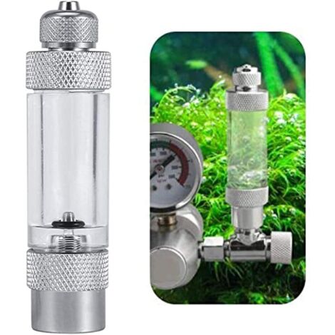 Compteur de bulles de CO2, accessoires pour pompe à air d'aquarium, outil de mesure du dioxyde de carbone pour aquarium. (1/5)