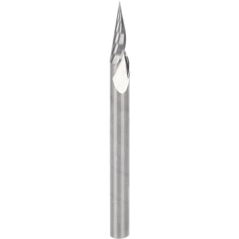 Fraise à graver pointue pour le travail du bois, outil de sculpture, 3,175 x 20° x 0,1 x 40 mm (1/5)