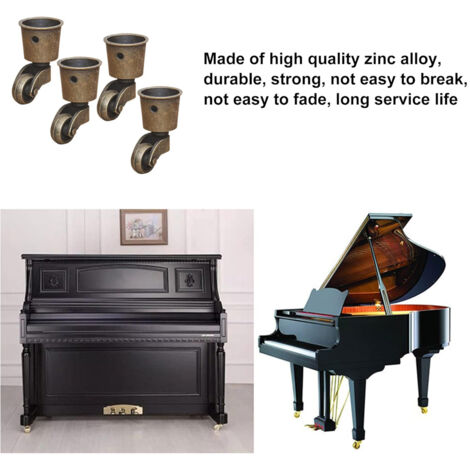Roulettes pour piano à queue de concert (fabriquées en Allemagne) – Pianos Bolduc