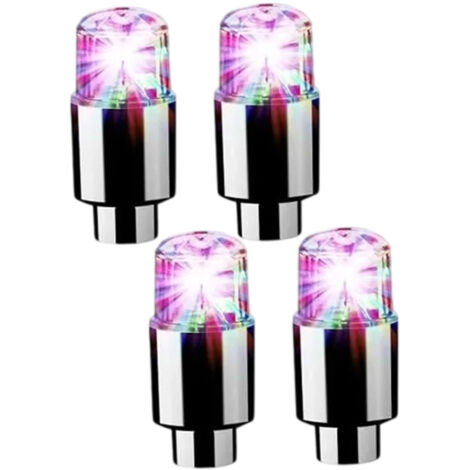 Bouchons de Valve - Universel - Lumineux LED - attendus - Installation Facile - 4 pièces (1/5)