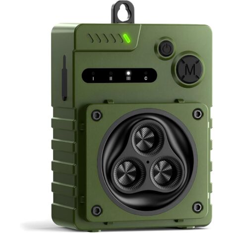 Dispositif anti-aboiements pour chiens – 4 réglages de fréquence ultrasons – Portée 50 pieds – Rechargeable – IPX4 pour extérieur (1/5)