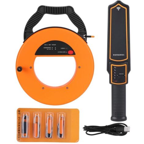 Détecteur de blocage de tuyaux muraux – Étanche en ABS – Batterie lithium 2000mAh – Sondes de rechange incluses – Pour tuyaux acier/PVC (1/5)