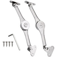 Armoire Meuble Ascenseur Réglable de Charnière de Support de Couvercle 2 pcs Pour Armoires, Dessus de Placard, Portes de Meubles, Charnières de Support de Levage