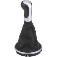 Pommeau de levier de vitesse , pommeau de levier de vitesse, pommeau de levier de vitesse à 5 vitesses, couvercle de soufflet en L pour Skoda Fabia MK2 Roomster 5J0711113F.