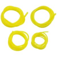 Durite Essence Set 4 Pièces Tuyau de Carburant Tuyau d'essence 1,5 mètre pour Souffleur Coupe-bordure Tronçonneuse Debroussailleuse, Tuyau de Carburant Flexible Très Résistant