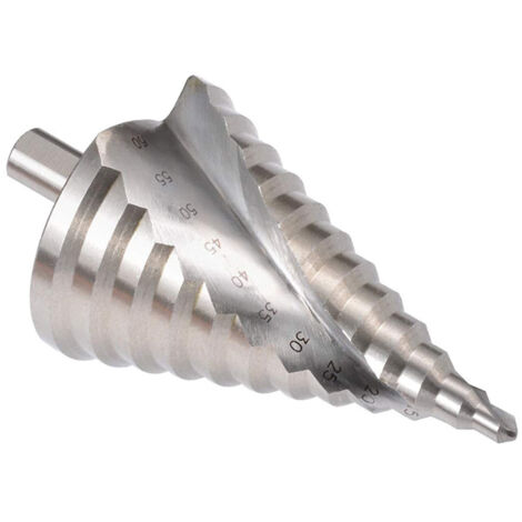 Foret Étagé HSS Ø 6-60mm - Spirale Foret de Grande Taille de Foret Cône pour Métal, Bois, Plastique (1/5)