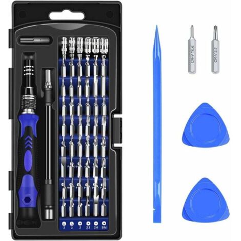 63 en 1 Tournevis Set avec 56 Bits Set de Tournevis Magnétique Set Set, pour Téléphone, Tablette, Lunettes, Macbook, Montre etc (1/5)