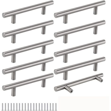 Poignée De Meuble OBF Inox Mat – Entraxe 128mm, élégante Et Robuste
