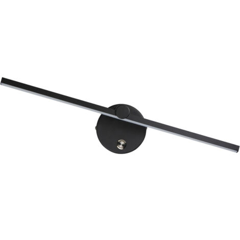 Lampes pour Miroir LED Dimmable avec Interrupteur, Applique Salle de Bain Rotative à 300° LED 8W 4000K Lampe Miroir Salle (1/5)