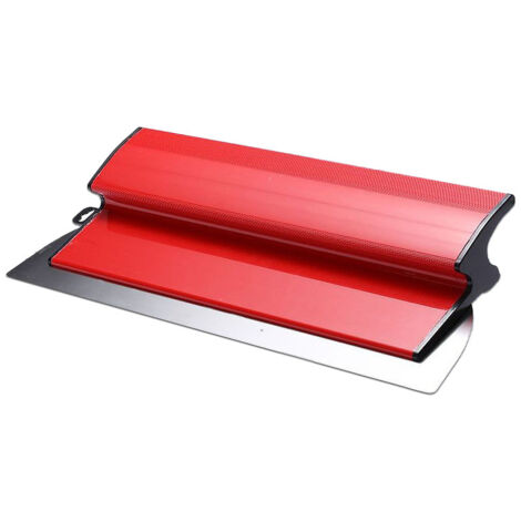 Lisseuse Enduit Lame a Lisser 40 cm Spatule Enduit Lissage Couteau a Enduit 400mm Lame a Enduire Inox Outil Lissage Parfait pour Mur Plafond Lame d'écrémage Outillage pour Cloison Sèche Mural