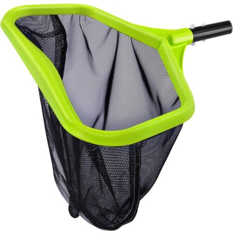 Épuisette de fond piscine professionnelle de grande capacité, ramasse les feuilles mortes, pour piscines, étangs, parcs aquatiques, noir (1/5)