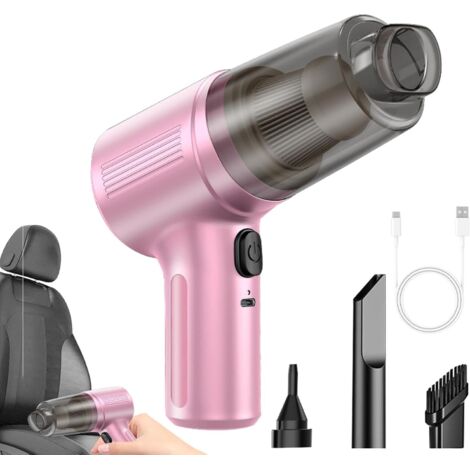 1 Aspirateur Sans Fil, Haute Aspiration 6000 Mpa, Compact 1200 Mah, Pour Voiture Et Maison (1/5)