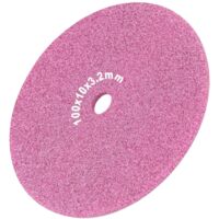 Affûteur électrique de rechange pour tronçonneuse - 100 mm d'épaisseur - 3,2 mm - Pour couper et polir les dents de tronçonneuse - 100 x 10 x 3,2 mm