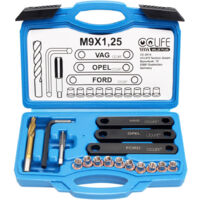 Goupille de guidage d'étrier de frein M9 x 1,25 pour réparation de filetage (VAG Ford Opel)