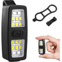 Lampe à pince - Lampe LED - Lampe de course - Rechargeable - Idéale pour la course à pied, le camping et la randonnée