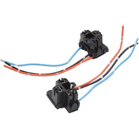 2 stücke 3 Terminals Auto H4 Nebel Glühbirne Kabelbaum Sockel