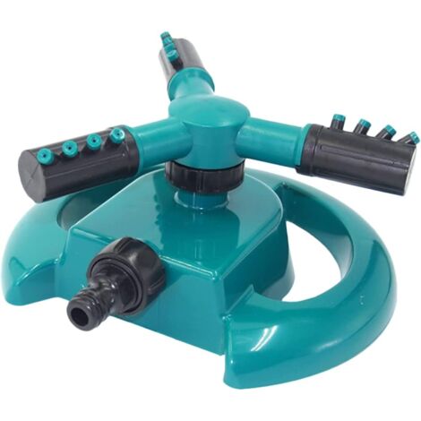 Gartensprinkler, Gartenrasensprinkler, 360-Grad-Rotationssprinkler, Bewässerungssystem für Gartenpflanzen, Rasensprinkler, 3-armiger Gartensprinkler für Rasen, Pflanzen (1/5)