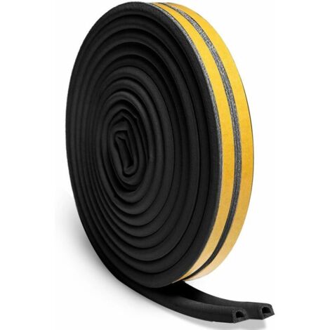 EPDM-Schaumdichtungsstreifen, selbstklebendes Gummi-Antikollisionsbandsystem, hochfeste Schalldämmung, 6 m (1/5)