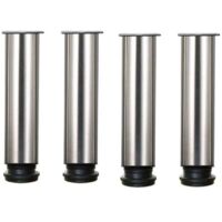 Möbelbeine – 4er-Set, höhenverstellbare Möbelbeine aus Edelstahl für Sofa, Tisch, Schränke – 25 cm – 25 cm
