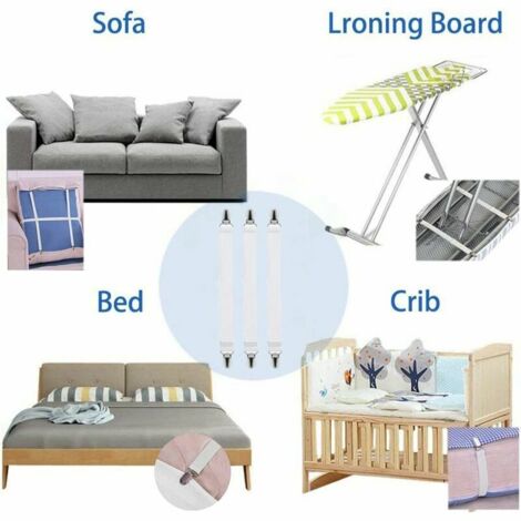 YFNVH Set di lenzuola per ospedale bianco – 6 pezzi