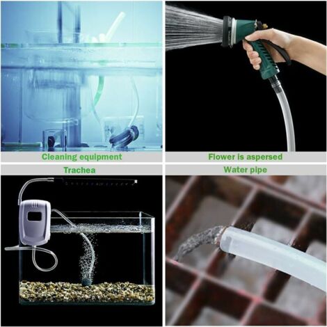 Tubo Flessibile Per Acqua In PVC Da 1M 4-25 Mm Per Pompa Dell'acqua, Per Tubo Dell'acqua Da Giardino Per Fontana Di Irrigazione, Tubo Flessibile Per Ossigeno Per Acquario - Foto 6