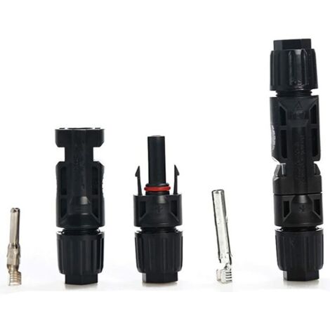 Kit Connettori Solari Maschio Femmina Per Pannelli Fotovoltaici, 10 Paia, Rame Stagnato, IP65 Impermeabile, DC 1000V, Per Cavi 1,5-6 Mm² - 4