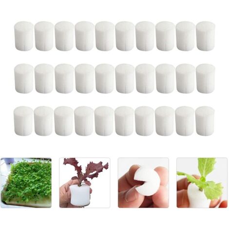 Kit Idroponica Completo 120 Pezzi: Cestini, Spugne In Torba, Coperchi Ed Etichette Per Piante - Giardinaggio Indoor Facile - 2
