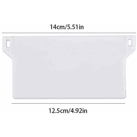 Kit Di Riparazione Per Tende Verticali, 20 Pezzi, Con Lamelle Inferiori 89 Mm 35 X 10 M Bianco 84802849