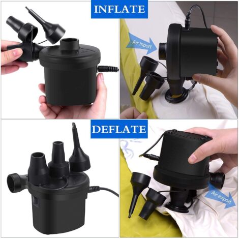 POMPA MATERASSO ARIA elettrica pompa materasso aria riempimento rapido POMPA MATERASSO ARIA elettrica pompa materasso aria riempimento rapido