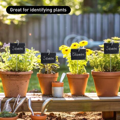 30 etichette per piante da giardino, etichette per
