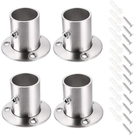 STAFFE ASTA ARMADIO staffe a parete per aste per tende (4 pz) EUR 7,10
