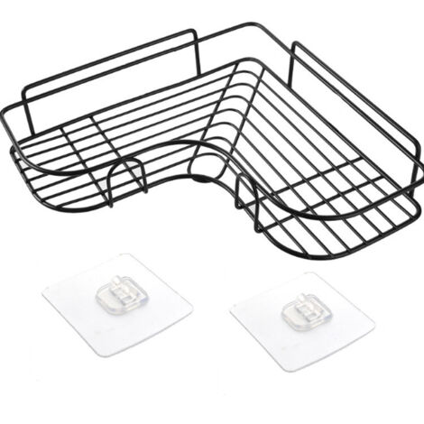 Orimade Mensola Angolare Per Doccia 3 Pezzi – Acciaio Inox SUS304 – Autoadesiva Senza Fori – Colore Bianco – Capacità Fino A 6,8 Kg - 2