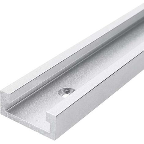 GIVIHGETI Guida A T Con Scala 800 Mm – 45° In Alluminio Per Sega Circolare E Banco Da Lavoro