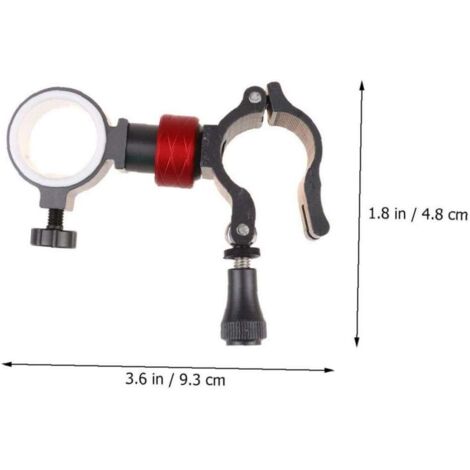 Supporto Per Ombrellone Da Pesca Regolabile 360°, Leggero In Alluminio, Per Sedie Con Tubo Da 2.3-2.7 Cm