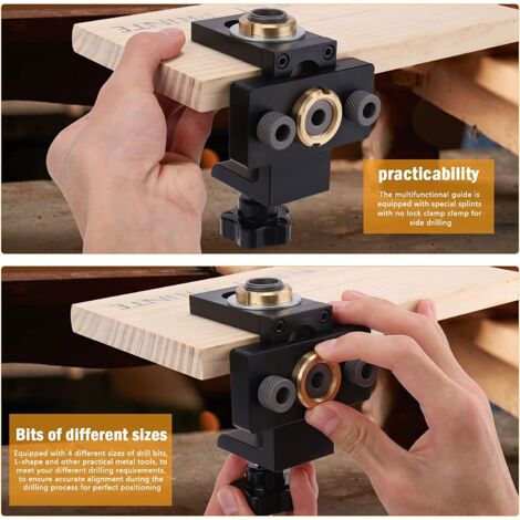 Dima Foratura Cerniere 35mm - Guida Trapano Per Armadietti In Alluminio - Foto 8