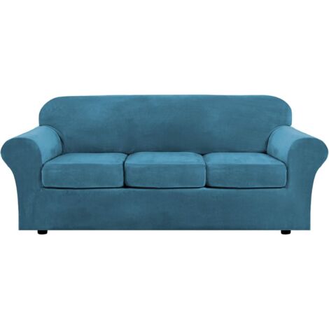 CYCMACO Copridivano Velluto Spesso 1/2/3/4 Posti, Elasticizzato Copri Divano Con Braccioli, Copridivano Antigraffio Gatto, Copridivani Antiscivolo Antimacchia, Universale Sofa Cover | SHEIN ALIA