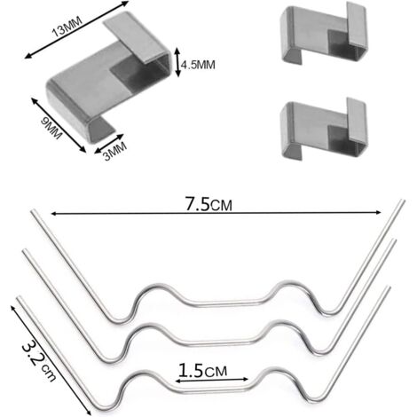 Clip per vetri Comode clip di fissaggio Clip per serra per il fissaggio