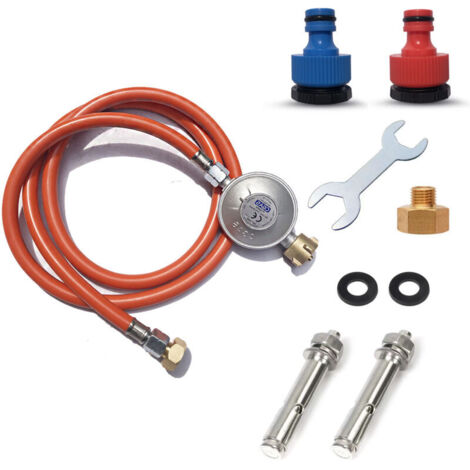 Adattatore convertitore da butano a CGA 600 da 8 once con ugello per